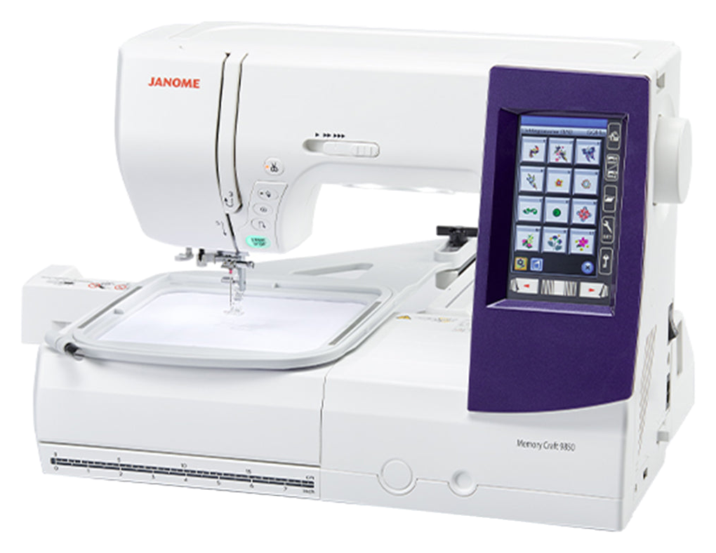 Janome Memory Craft 9850 - official Janome product photo