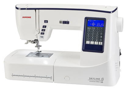 Janome Skyline S3 Anniversary Edition sewing and quilting machine