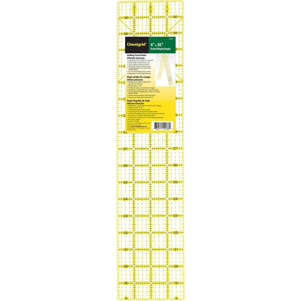 Omnigrid Folding Ruler - 4 x 36 Inches