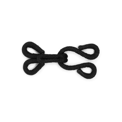 Dritz 2 Covered Hooks & Eyes - Black
