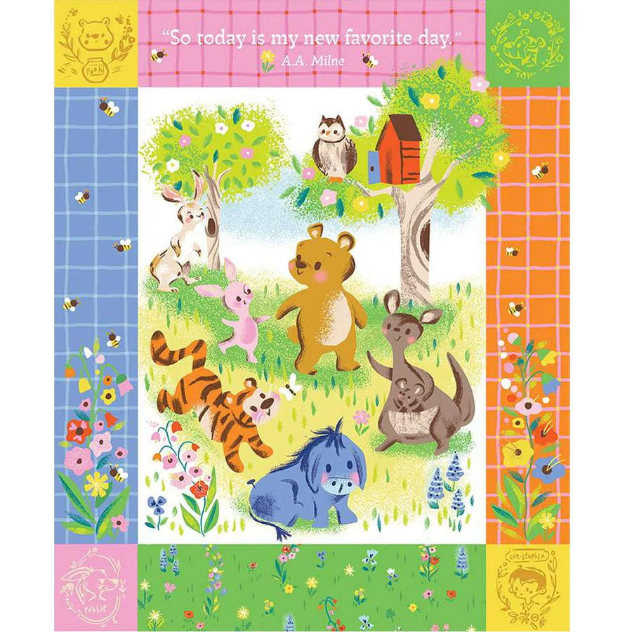 100 Aker Woods May Favorite Day Panel - Riley Blake Designs