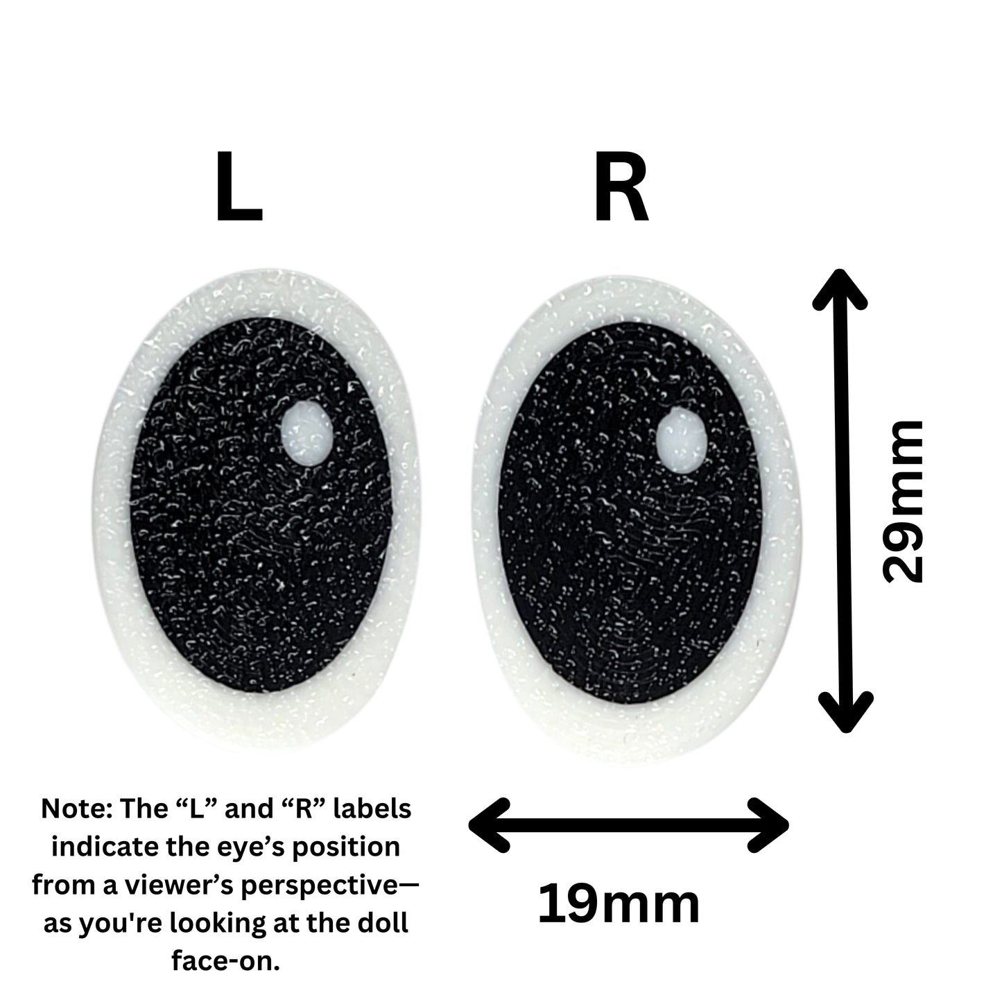 Circle Pupil Cartoon Safety Eyes - 3 Pack