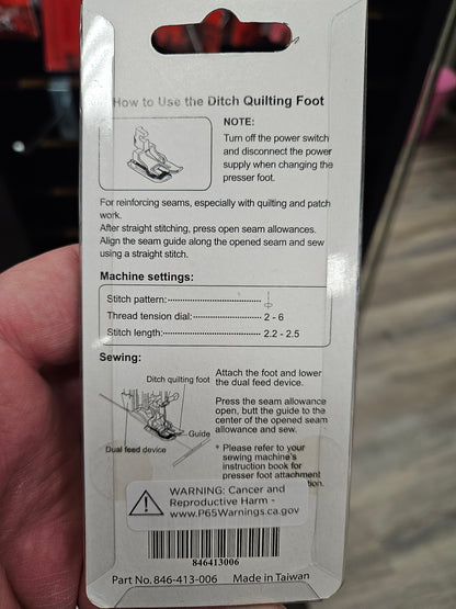Janome Acufeed Ditch Quilting Foot