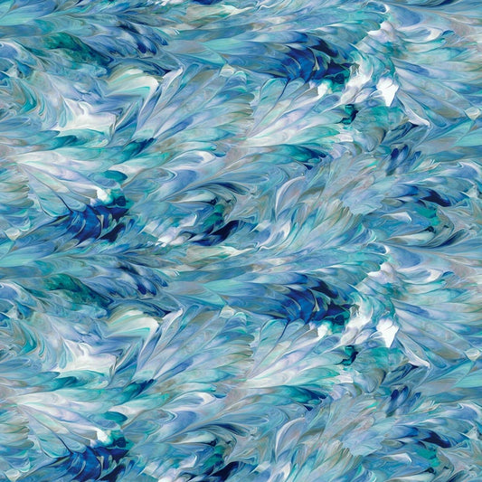 Fluidity 108" Wide Blue - P&B Textiles