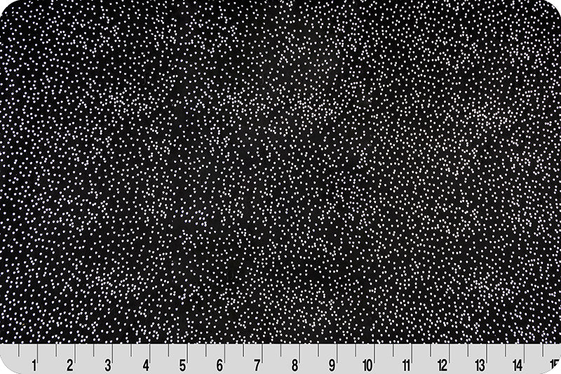 Sparkle Cuddle® Glitter Black/Silver - Shannon Fabrics