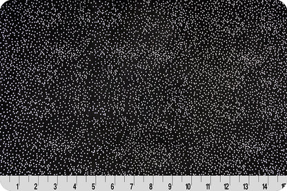 Sparkle Cuddle® Glitter Black/Silver - Shannon Fabrics