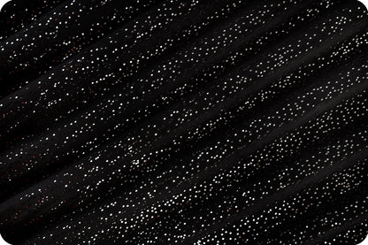 Sparkle Cuddle® Glitter Black/Silver - Shannon Fabrics