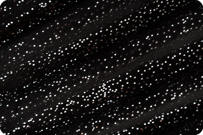 Sparkle Cuddle® Glitter Black/Silver - Shannon Fabrics