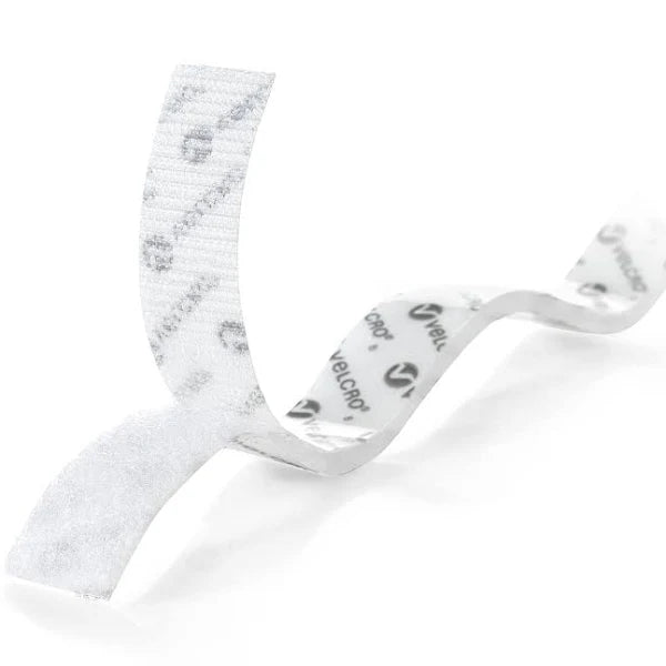 Sticky Back 18in x 3/4in White - Velcro Brand