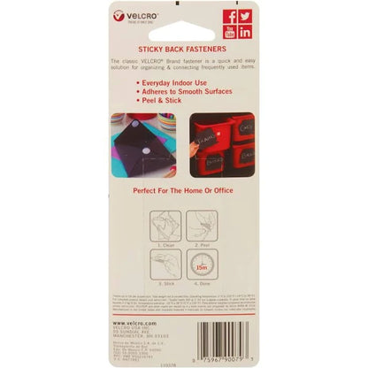 Sticky Back 18in x 3/4in White - Velcro Brand