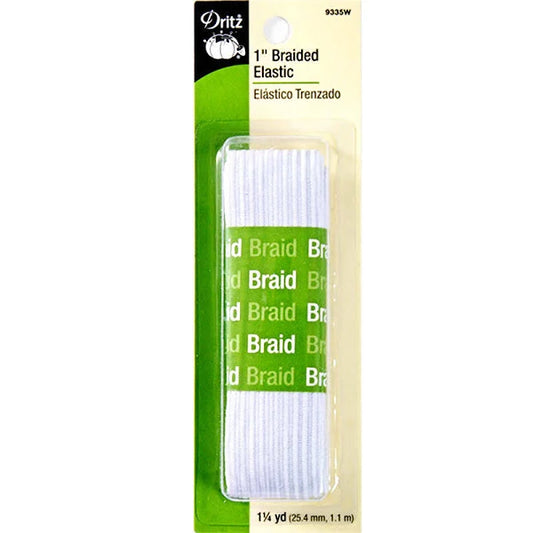 1 inch (2.54 cm) Braided Elastic