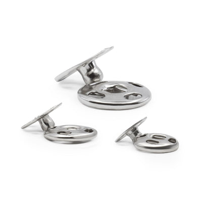 Dritz Sew-On Snapps Size 1/0, 2/0, 4/0 36 Sets, Nickel