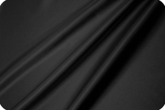 Silky Satin Solid Black 300 - Shannon Fabrics