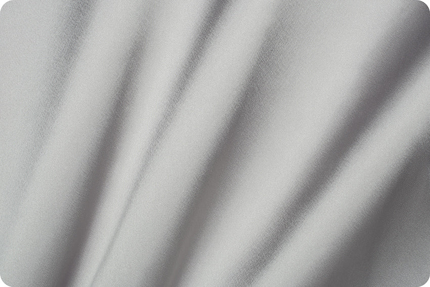 Silky Satin Solid Silver 100 - Shannon Fabrics