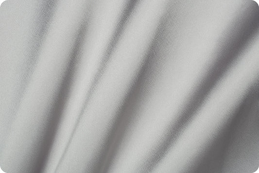 Silky Satin Solid Silver 100 - Shannon Fabrics