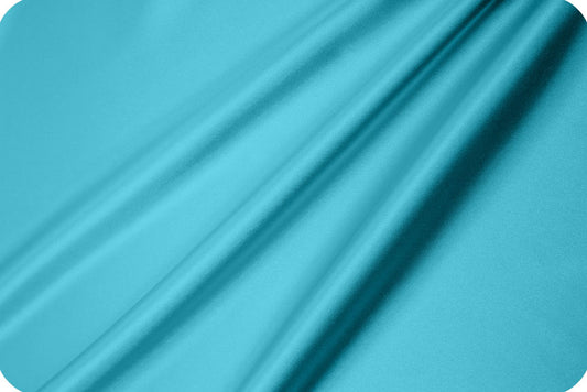 Silky Satin Solid Turquoise 141 - Shannon Fabrics