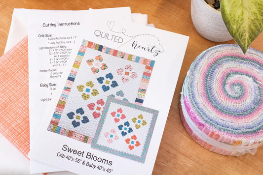 “Sweet Blooms” Quilt Pattern - Quilted Heartz