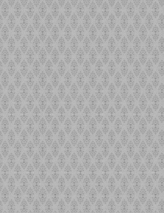 Circle Weave Grey Lockwood Manor by Wilimington Prints - Sold By The 1/4