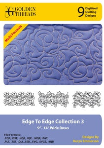 Edge To Edge Collection 3 - Digitized Quilting Designs