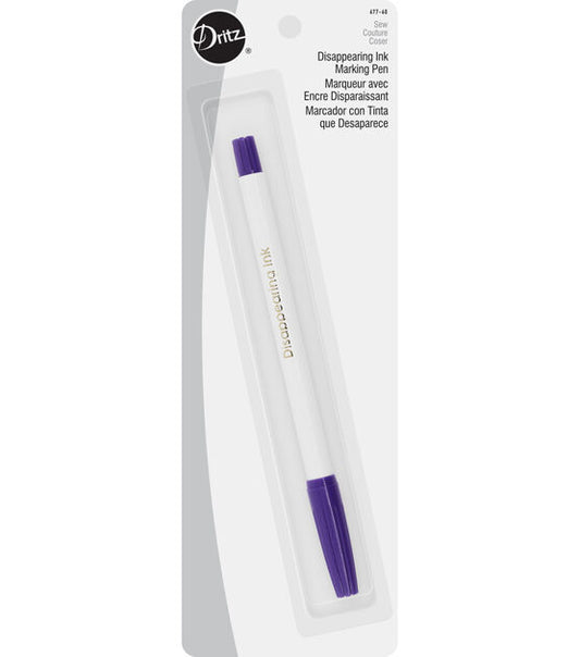Dritz Disappearing Ink Marking Pen, Purple