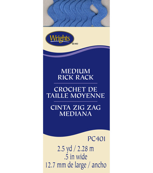 Wrights Medium RICK RACK 2.5yd