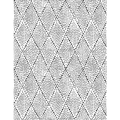 Wilmington Prints 108" Wide Backing Diamond Dots White - sold by the 1/4 yard
