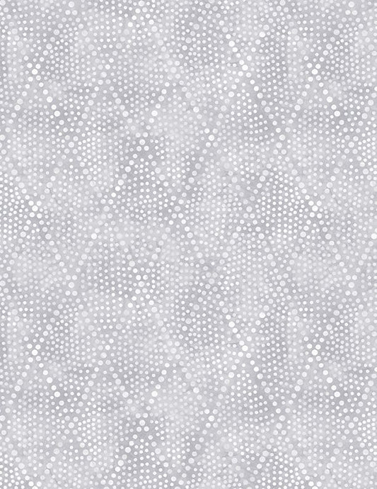 Wilmington Prints 108" Wide Backing Diamond Dots Silver - sold by the 1/4 yard