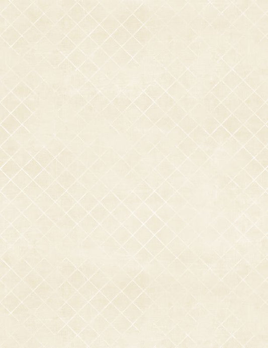 Wilmington Prints Trellis Cream 108" Wide Back - sold by the 1/4 yard