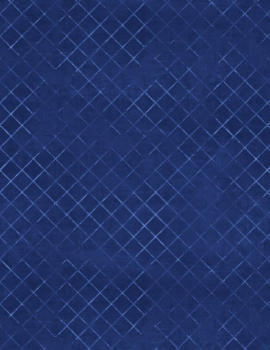 Wilmington Prints Trellis 108" Wide Navy – sold by ¼ yard