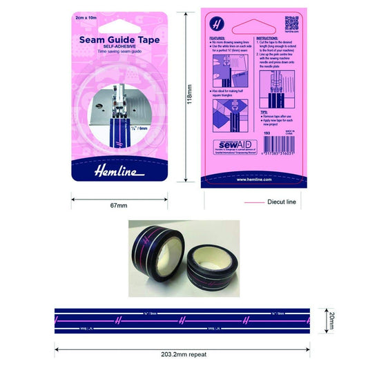 Hemline Seam Guide Tape