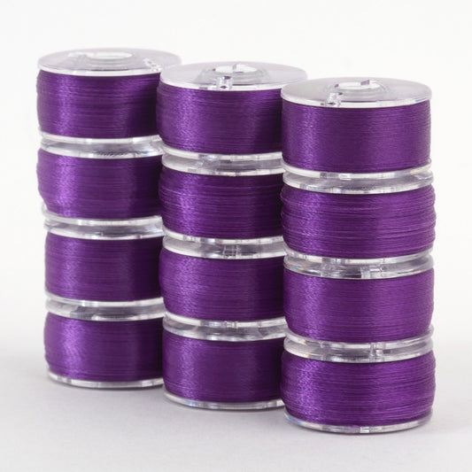 Super Bobs Poly 12pk A-Style/Class 15 #606 Dark Purple