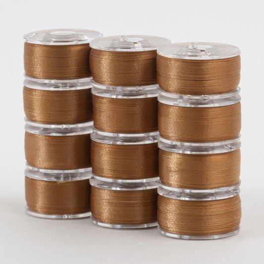 Super Bobs Poly 12pk A-Style/Class 15 #618 Medium Brown