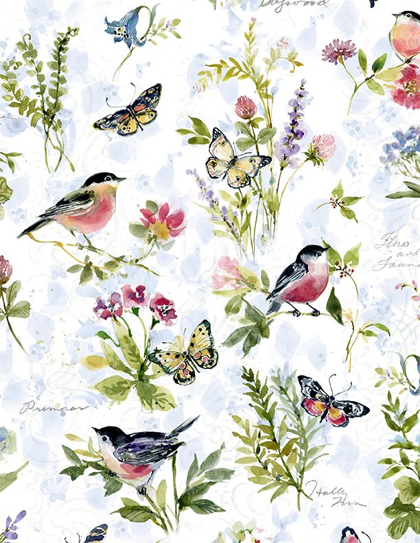 Among the Branches by Wilimington Prints - Sold By The 1/4