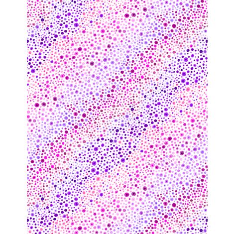Wilmington Prints Bubble Up 108" Wide Back White/Pink Multi – sold by ¼ yard