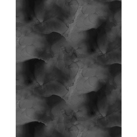 Wilmington Prints Watercolor Texture 108" Wide Back Black – sold by ¼ yard