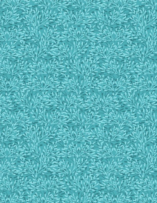 Wilmington Prints 108" Wide Backing Whimsy Turquoise - sold by the 1/4 yard