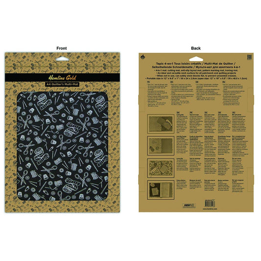 Hemline Gold Quilter's Mat