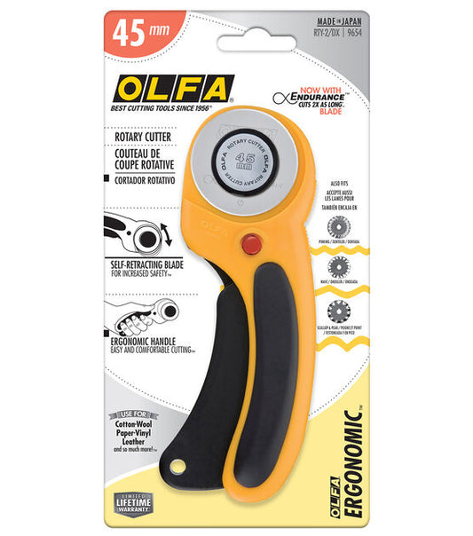 Olfa Ergonomic 45mm Rotary Cutter