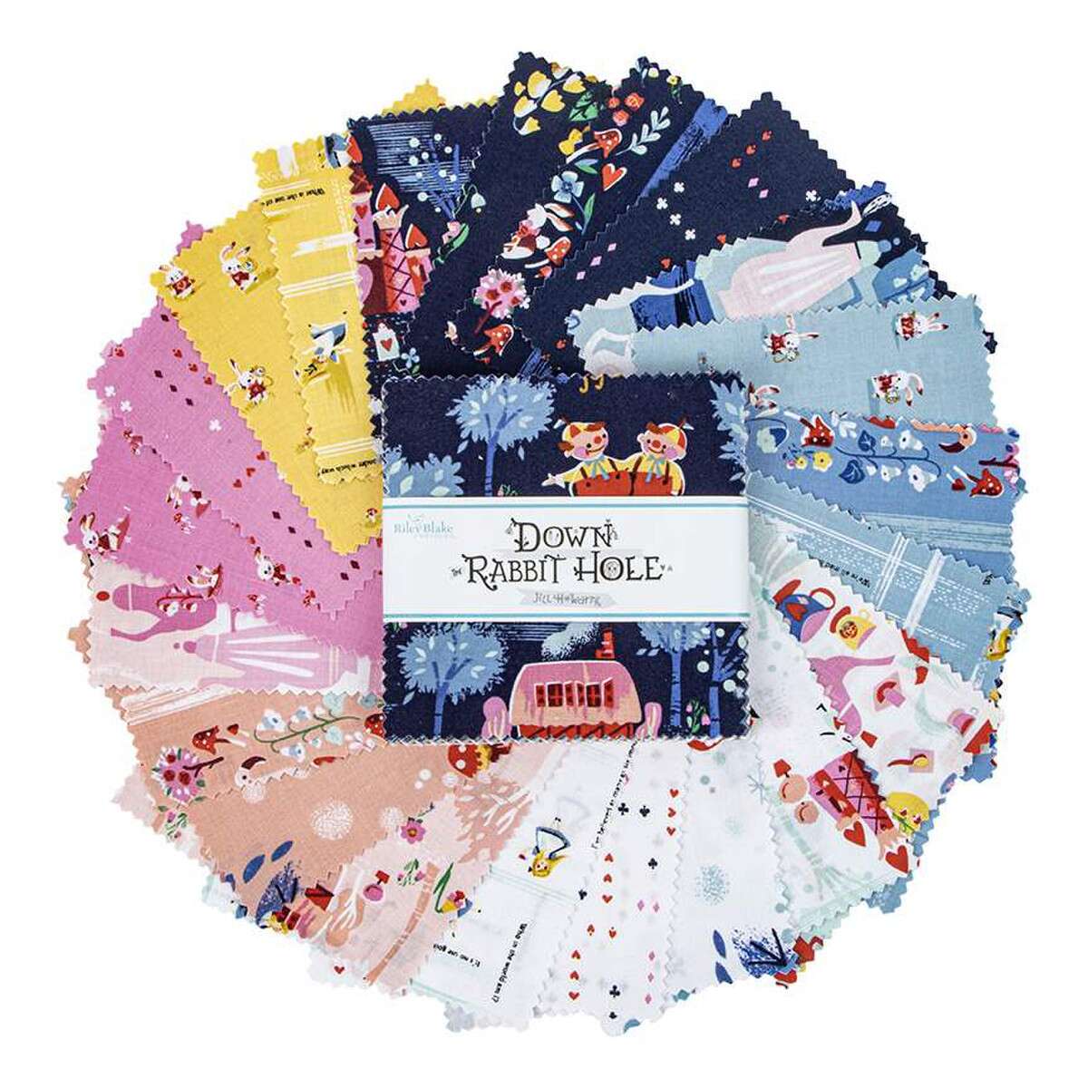 Down The Rabbit Hole 5in Stacker, 42pcs by Riley Blake