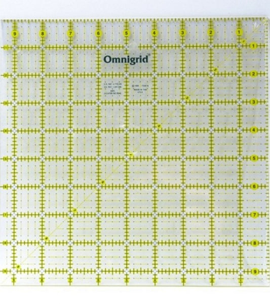 Omnigrid Ruler 12.5" Square