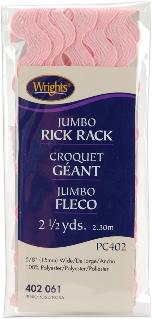 Wrights JUMBO RICK RACK 2.5yd