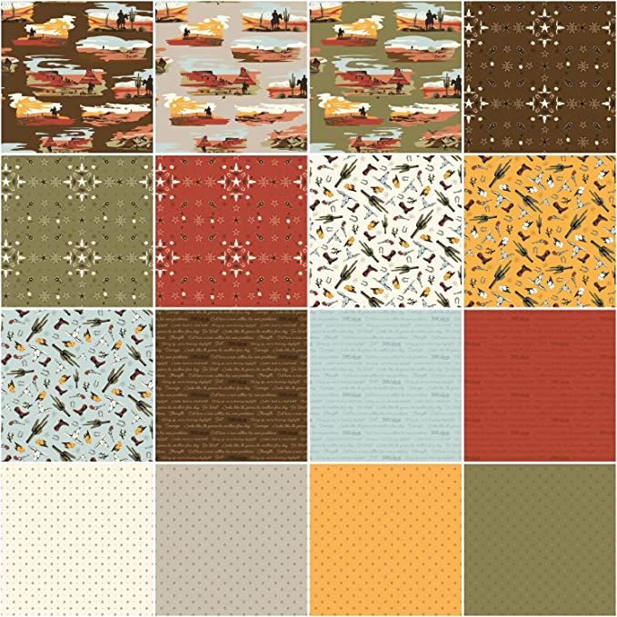 John Wayne 5in Stacker, 42pcs by Riley Blake