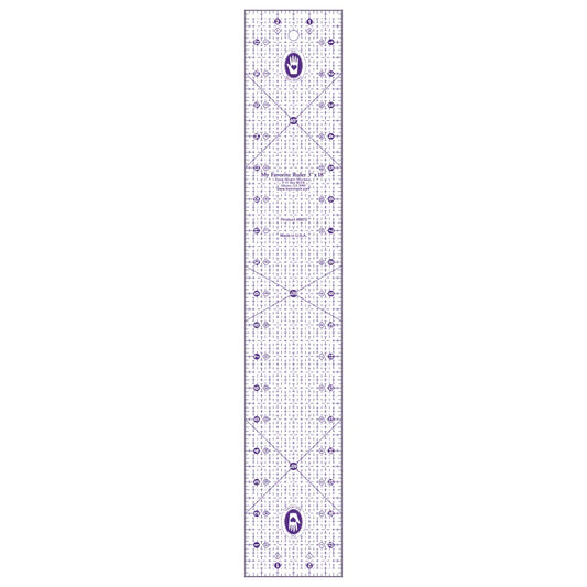 My Favorite Ruler, 3" by 18"
