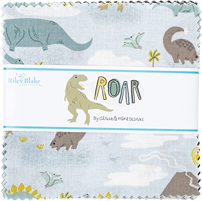Roar 5in Stacker, 42pcs by Riley Blake