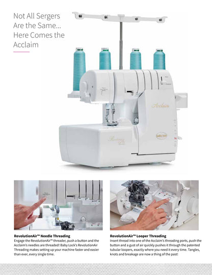 Baby Lock Acclaim Serger