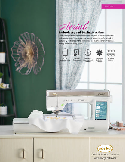 Baby Lock Aerial Sewing and Embroidery Machine