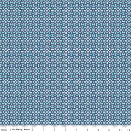 Tola Denim Vintage Bee by Riley Blake - Sold by the 1/4yd