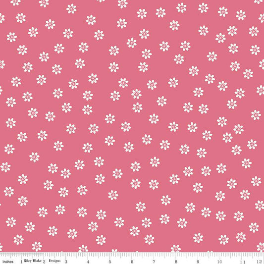 Lula Tea Rose Vintage Bee by Riley Blake - Sold by the 1/4yd
