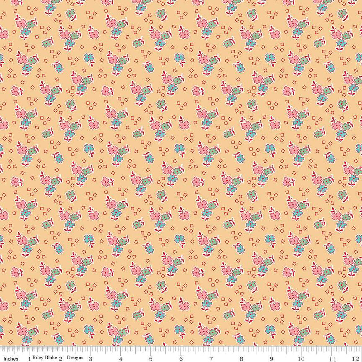 Lizzie Beehive Vintage Bee by Riley Blake - Sold by the 1/4yd