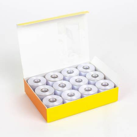 DecoBob Prewound Bobbins White M-Style 24ct